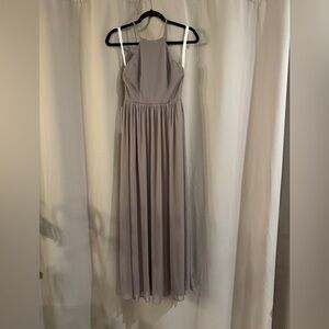 Azazie NWT Hazelnut Long  Sleeveless Dress